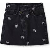 Desigual Women Jeans Desigual Women's FAL_Shiitake, 2000 Black Skirt