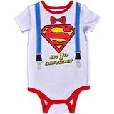 Boys Bodysuits Superman Baby Boys Short Sleeve Birthday Bodysuit Costume Onesie