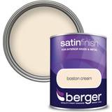 Berger Satin Finish Boston Cream Metal Paint 0.75L