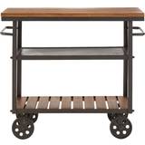Metal Trolley Tables PREMIERE New Foundry Cart Trolley Table 43x91cm
