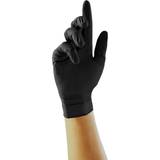 Black Disposable Gloves Unigloves PRO.TECT Disposable Nitrile Non-powdered Black Pack of