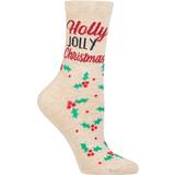 Charnos Socks Charnos Ladies Pair Holly Jolly Socks Multi One Cream