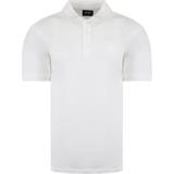 Armani Jeans Plain White Polo Shirt Cotton