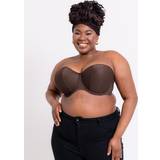 Brown - Women Underwear Curvy Kate Luxe Strapless Bra Cocoa