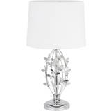 Grey Lighting Chrome Butterfly Table Lamp
