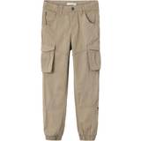 Name It Cargo Trousers Name It Kid's Regular Fit Cargo Pants - Elephant Skin