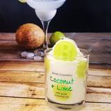 Bomb Cosmetics Coconut & Lime Piped Forever Love Scented Candle