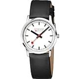 Mondaine Unisex Wrist Watches Mondaine Simply Elegant White Watch A400.30351.12SBB