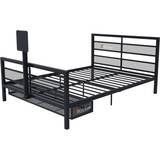 X Rocker Basecamp Gaming Bed with TV Mount Double 56.3x80.5"