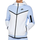 Nike tech fleece full zip hoodie blue Nike Junior's Tech Fleece Full Zip Hoodie - Cobalt Bliss/Football Grey/Black