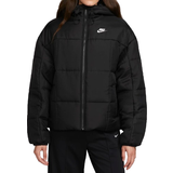 Loose Outerwear Nike Sportswear Classic Puffer Therma-FIT Loose Hooded Jacket Women's - Black/White