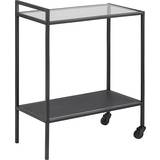 Metal Trolley Tables AC Design Furniture Seaford Black Trolley Table 30x60cm