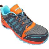 Orange Work Shoes Goodyear Metal Free S1P SRA HRO Lightweight Safety Trainers Multi