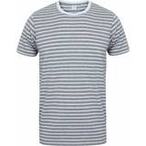 Unisex - Viscose T-shirts Striped Short Sleeve T-Shirt Pale Grey