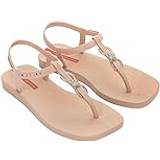 41 ½ Flip-Flops Ipanema Women's Premium Artisan Faux Suede and Rubber Sandals Pink