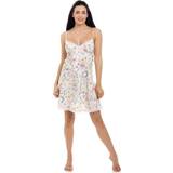 Camille Negligées Camille Womens Butterfly And Bumble Bee Chemise Cream