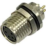 BKL Electronic 2703504 Sensor/actuator recess-mount plug M12 No. of pins RJ 4 1 pcs