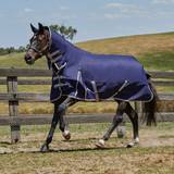 Blue Horse Rugs Weatherbeeta Comfitec Essential Regendecke mit festem Halsteil, 0g Navy/Silver/Red