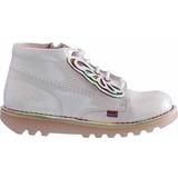 White Boots Kickers Childrens Unisex Hi Classic Kids White Boots Patent Leather