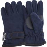 Floso Childrens/Kids Thermal Thinsulate Fleece Gloves With Palm Grip 3M 40g 10/11 Yrs Navy