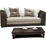 Furniture 786 Bella Brown/Mink Sofa 180cm 2pcs 3 Seater, 2 Seater