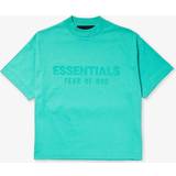 Green T-shirts Children's Clothing Fear of God ESSENTIALS Kids Green Crewneck T-Shirt Mint Leaf 14-16Y