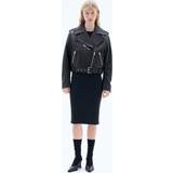 Filippa K Women Outerwear Filippa K 93 leather biker jacket black