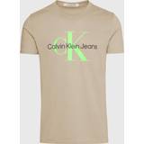 Calvin Klein Women Tops Calvin Klein Jeans Seasonal Monologo T-Shirt, Taupe