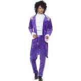 Purple Fancy Dresses Fancy Dress Smiffys 80s Purple Musician Costume