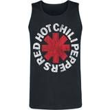 Linen - Men Tank Tops Red Hot Chili Peppers Distressed Logo Tanktop black