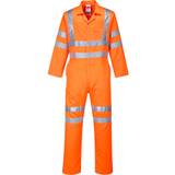 EN ISO 20471 Overalls Portwest Hi-Vis Poly-cotton Coverall RIS Orange