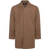 Brown - Men Coats 4XL, Mud Harry Brown Men's Single Breasted Trench Coat