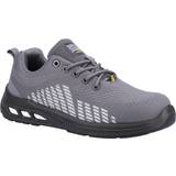 Grey Work Shoes Safety Jogger Fitz S1P Trainers Grey