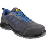 Grey Work Shoes Amblers Safety Grey AS711 Seamless Safety Trainer