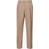 Men - Suit Trousers Acne Studios Taupe Tailored Trousers CVD MUD GREY IT