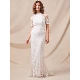 Midi Dresses - Women Phase Eight Women's Poppy Embroidered Wedding Dress