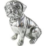 Lesser & Pavey Pug Ornament Metallic Glitter Dog