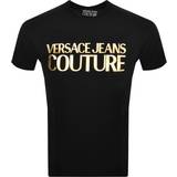Tops on sale Versace Jeans Couture Foil Logo T-shirt - Black