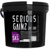 The Bulk Protein Company Serious Gainz Mass Gainer Powder Black Cherry 5kg