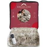 Overheat Protection Electric Blankets Dreamland Faux Fur Heated Throw 160x120cm