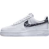 Black - Nike Air Force 1 - Women Trainers Nike Air Force1 Low '07 Essential White Black Paisley W 11.5W