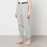 Calvin Klein Trousers Calvin Klein Cotton-Jersey Joggers Grey