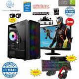 Gaming PC Bundle Intel Core i5 16GB 1TB HDD 256GB SSD 4GB GT730 + Speakers set Easter offer Spring SALE