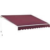 Patio Awnings on sale OutSunny Gaden Patio Manual Awning Canopy Shade Shelte Retactable