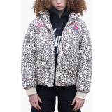 Down jackets - Leopard Hype Ed Hardy Cropped Leopard Multi Jacket Years