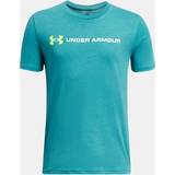 Turquoise Tops Children's Clothing Under Armour Boy's Youths Team Issue Wordmark T-Shirt Teal Blue/Green years/13 years