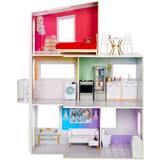 Wooden Toys Dolls & Doll Houses L.O.L Surprise Rainbow High Townhouse 3 Story Dollhouse