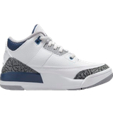 Basketball Shoes Children's Shoes Nike Air Jordan 3 Retro PS - White/Midnight Navy/Cement Grey/Black