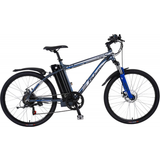 Falcon Spark Hardtail Electric Mountain Bike - Grey/Blue Unisex