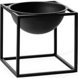 Steel Bowls Audo Copenhagen Kubus Black Bowl 14cm